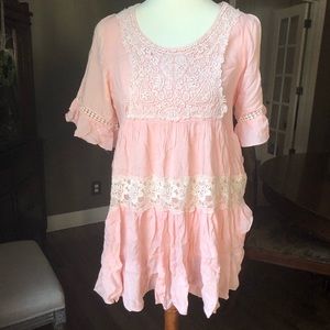 Light pink alterd state tunic